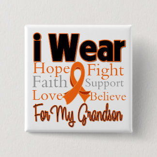 Chapa Cuadrada Uso Nieto Collage De Ribbon - Leucemia