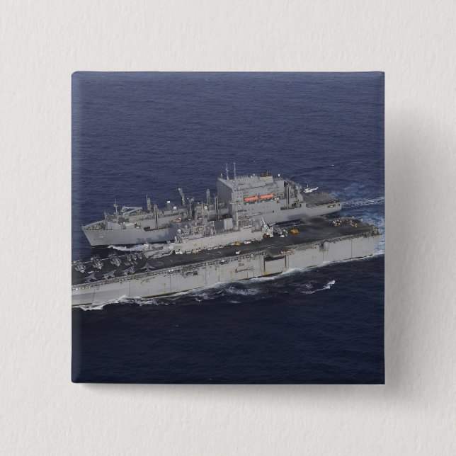 Chapa Cuadrada USS Kearsarge (Anverso)