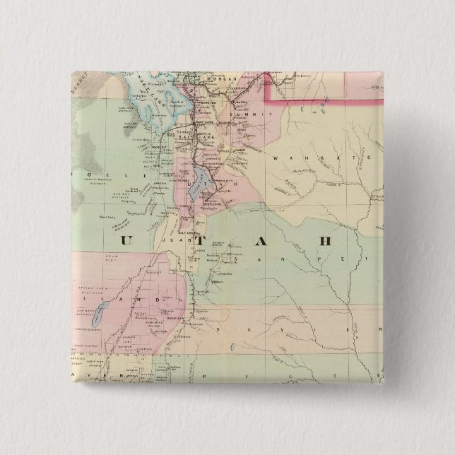 Chapa Cuadrada Utah 3 (Anverso)