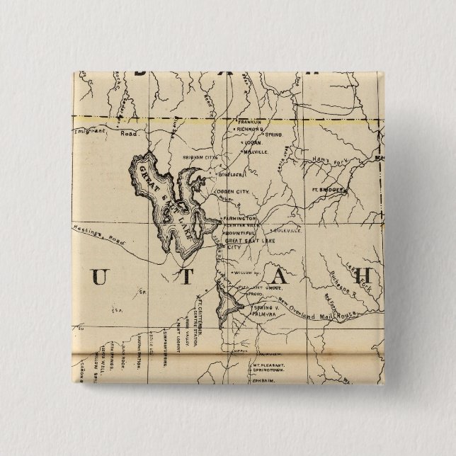Chapa Cuadrada Utah 9 (Anverso)