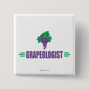 Chapa Cuadrada Uvas divertidas