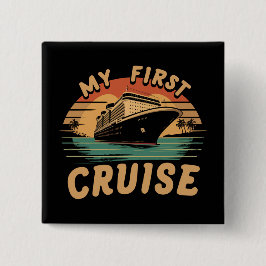 Chapa Cuadrada Vacaciones de crucero familiar mi primer crucero