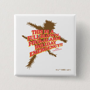 Chapa Cuadrada Vacaciones de navidades   Emergencia de vacaciones