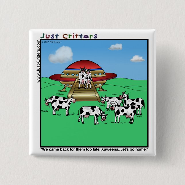 Chapa Cuadrada Vacas extranjeras (Anverso)