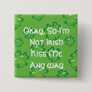 Chapa Cuadrada Vale, así que no soy irlandés