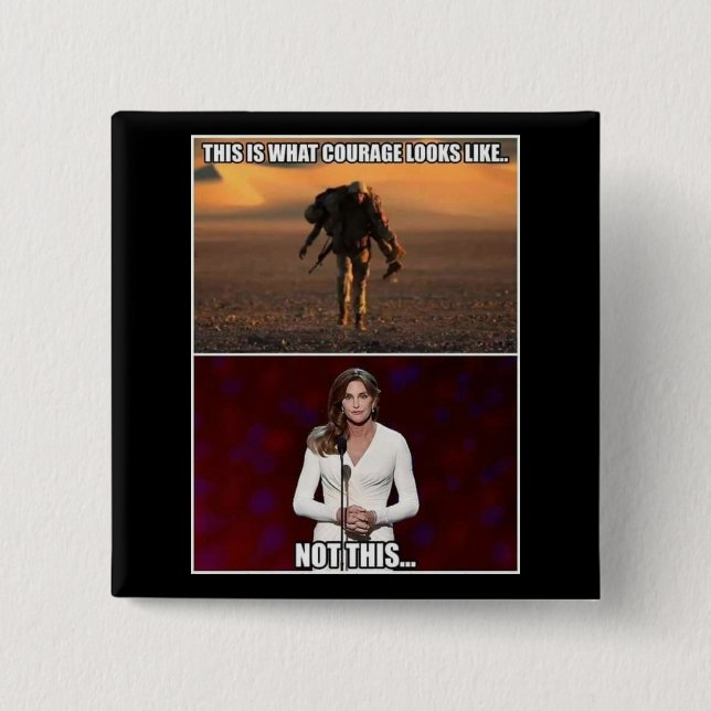 Chapa Cuadrada valentía (Anverso)