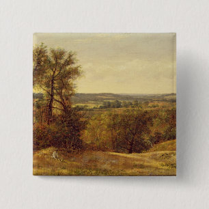 Chapa Cuadrada Valle de John Constable el Dedham, c.1802
