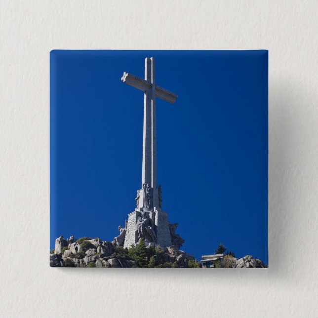 Chapa Cuadrada Valle de los caídos, monumento (Anverso)