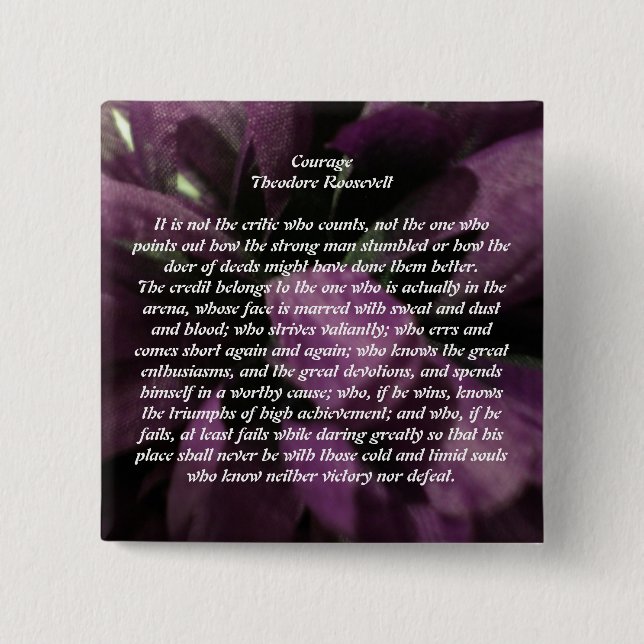 Chapa Cuadrada Valor (Anverso)