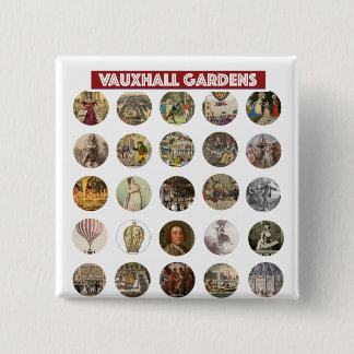Chapa Cuadrada Vauxhall Gardens Square Button