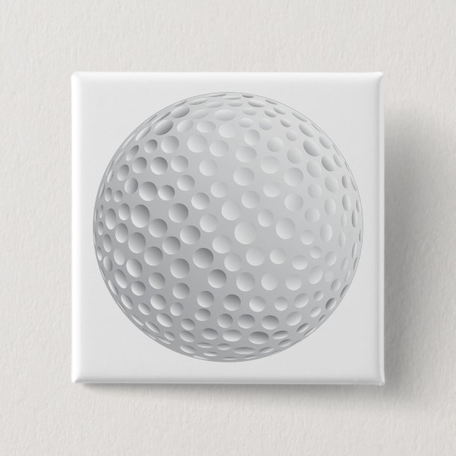 Chapa Cuadrada vector de bola de golf (Anverso)