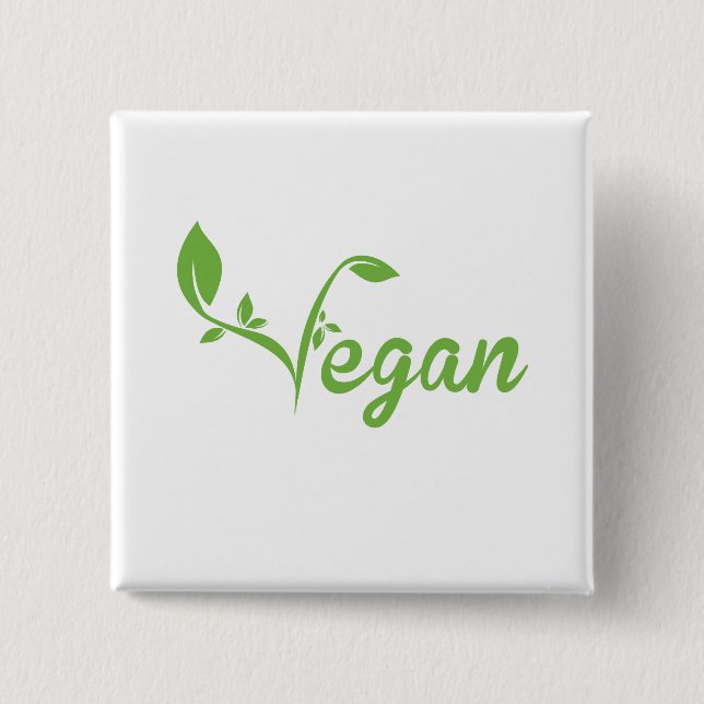 Chapa Cuadrada Vegano (Anverso)