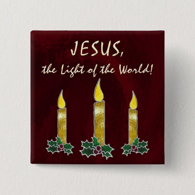 Chapa Cuadrada Velas del vitral (Anverso)