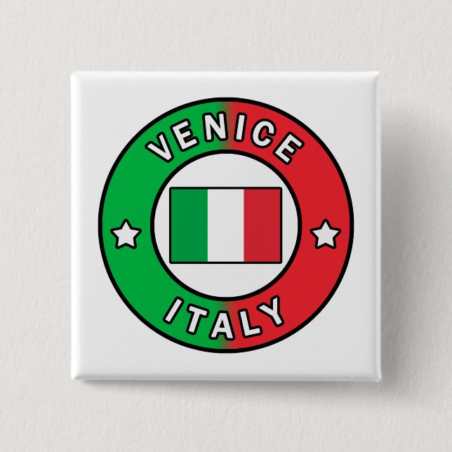 Chapa Cuadrada Venecia Italia (Anverso)