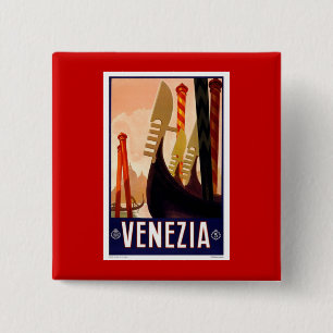 Chapa Cuadrada Venecia vintage