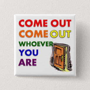 Chapa Cuadrada Venido hacia fuera venido hacia fuera quienquiera