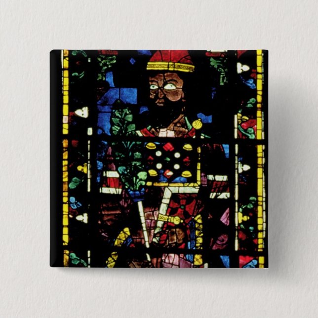 Chapa Cuadrada Ventanas del norte del transept; el rosa (Anverso)