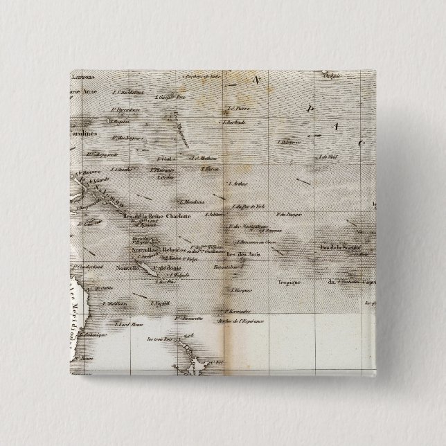 Chapa Cuadrada Vents Ocean Pacifique (Anverso)