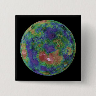 Chapa Cuadrada Venus centrado en el Polo Norte