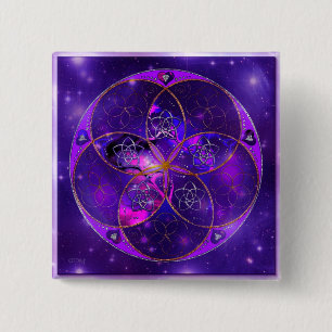 Chapa Cuadrada Venus Flor de Amor fineART Universo