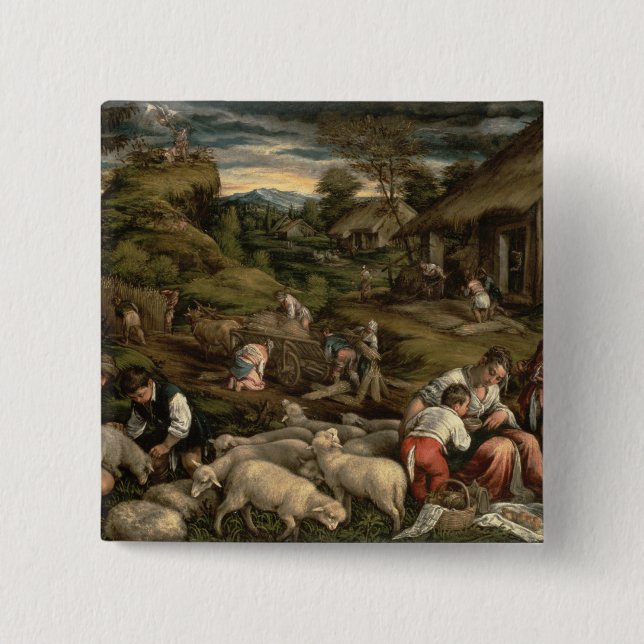 Chapa Cuadrada Verano, 1576, (Anverso)