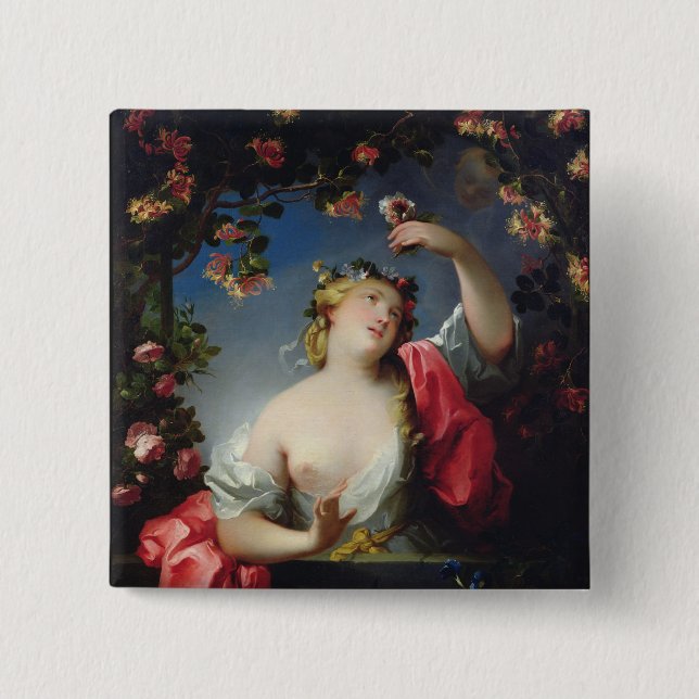 Chapa Cuadrada Verano, 1717 (Anverso)