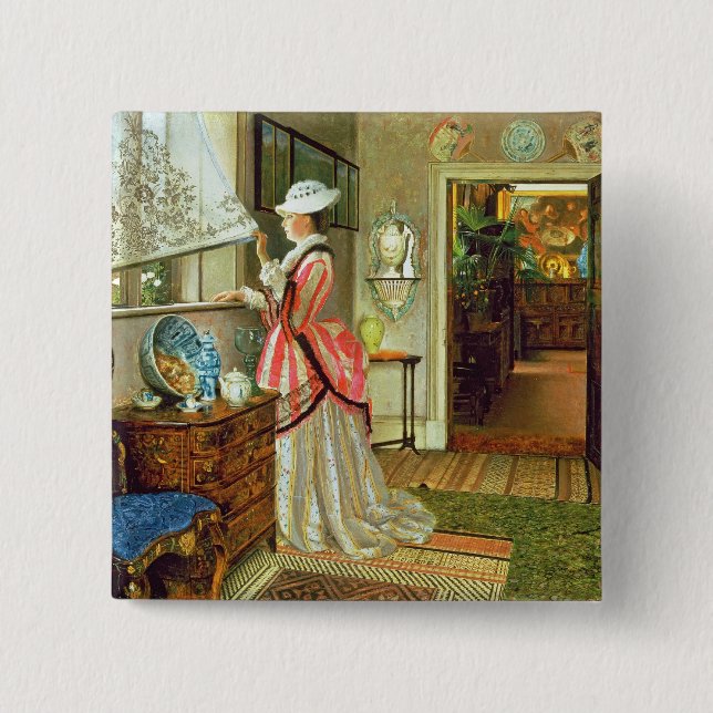 Chapa Cuadrada Verano de Juan Atkinson Grimshaw el | (Anverso)