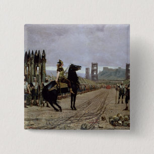 Chapa Cuadrada Vercingetorix antes de César, 52 A.C., 1886