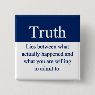 Chapa Cuadrada Verdad