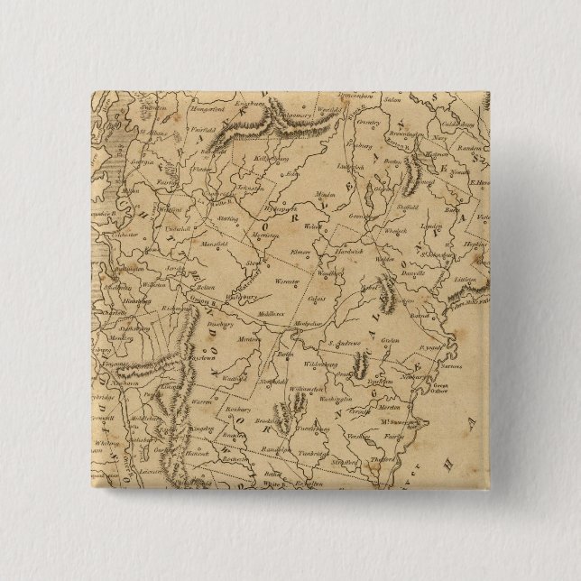 Chapa Cuadrada Vermont 5 (Anverso)