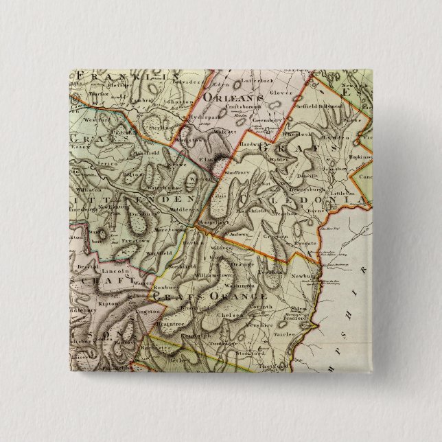 Chapa Cuadrada Vermont 6 (Anverso)