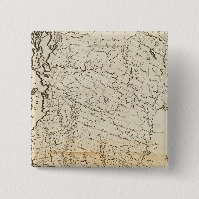 Chapa Cuadrada Vermont 7 (Anverso)