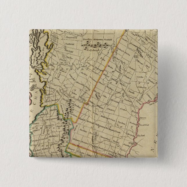 Chapa Cuadrada Vermont 9 (Anverso)
