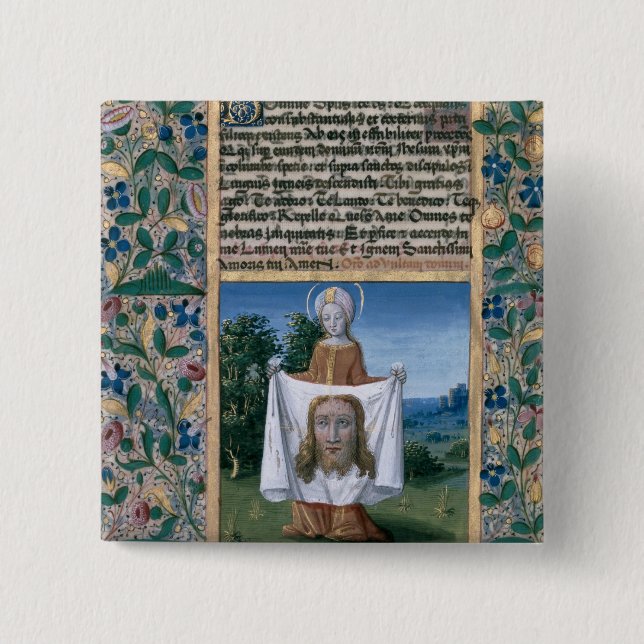 Chapa Cuadrada Veronica del St. (Anverso)