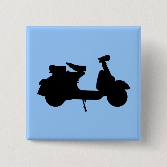 Chapa Cuadrada Vespa (Anverso)