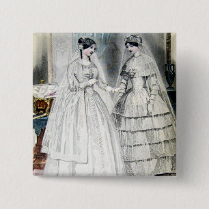 Chapa Cuadrada Vestidos Bodas blancos antiguos
