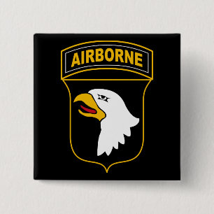 Chapa Cuadrada Veterano de la División Aerotransportada 101