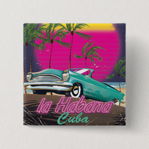 Chapa Cuadrada Viaje a Cuba a poster en 1985