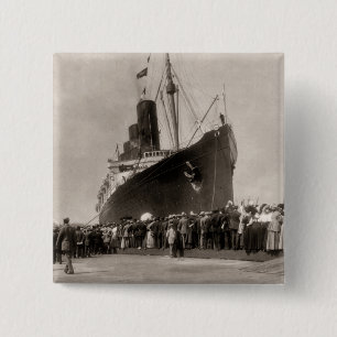 Chapa Cuadrada Viaje virginal del Lusitania del RMS, 13