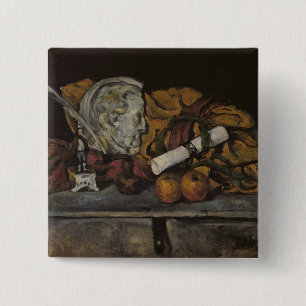 Chapa Cuadrada Vida de Paul Cezanne el aún del Accessor del