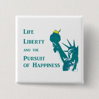 Chapa Cuadrada Vida y libertad