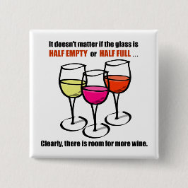 Chapa Cuadrada Vidrio personalizado Vidrio Vidrio Medio Humor Vin