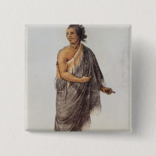 Chapa Cuadrada Viejo hombre indio