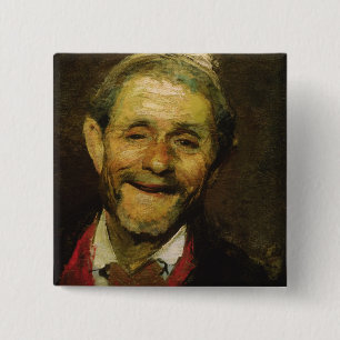 Chapa Cuadrada Viejo hombre que ríe, 1881