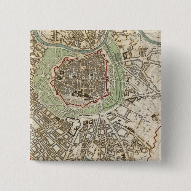 Chapa Cuadrada Viena Wien (Anverso)