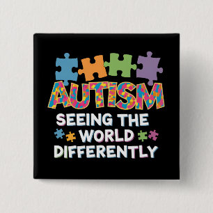 Chapa Cuadrada Viendo el mundo de manera diferente la conciencia 