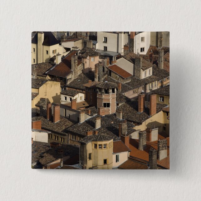Chapa Cuadrada Vieux Lyon Old Lyon), Francia (Anverso)