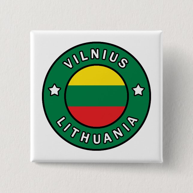 Chapa Cuadrada Vilnius Lituania (Anverso)