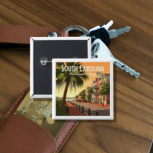 Chapa Cuadrada Viñage South Carolina