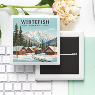 Chapa Cuadrada Viñage Whitefish Montana